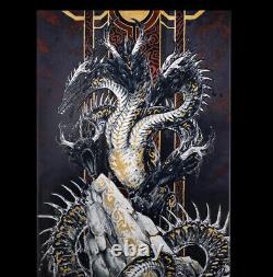 Displate Limited Edition Dusk Hydra VERY RARE X/500! Metal Poster O/P