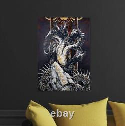 Displate Limited Edition Dusk Hydra VERY RARE X/500! Metal Poster O/P