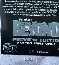Eibon Press The Beyond Preview Ashcan Edition Signed/numbered 65/100 Very Rare