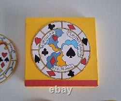 Elaine Lewis Circular Playing Cards Limited Edition 9 of 30 Very Rare E M Lewis
