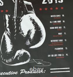 Eminem Limited Edition Autographed Southpaw Movie Soundtrack Poster Very Rare