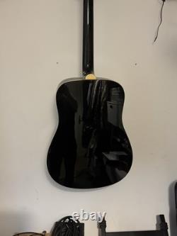 Epiphone Hummingbird Acoustic Guitar in Ebony, Limited Edition, Very Rare