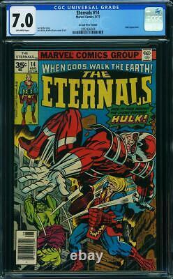 Eternals 14 Cgc 7.0 Off White Pages 35 Cent Price Variant Scarce Very Rare A0