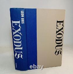 Exodus-Leon Uris-SIGNED! -First/1st Edition/Early Printing with Org DJ-VERY RARE