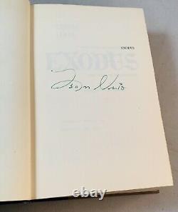 Exodus-Leon Uris-SIGNED! -First/1st Edition/Early Printing with Org DJ-VERY RARE