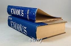 Exodus-Leon Uris-SIGNED! -First/1st Edition/Early Printing with Org DJ-VERY RARE