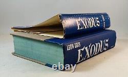 Exodus-Leon Uris-SIGNED! -First/1st Edition/Early Printing with Org DJ-VERY RARE