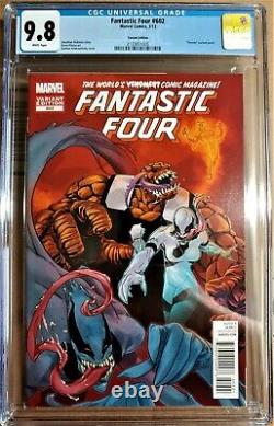 FANTASTIC FOUR 602 VERY RARE VENOM VARIANT 1 of 20 CGC 9.8 1ST SERIES 2012