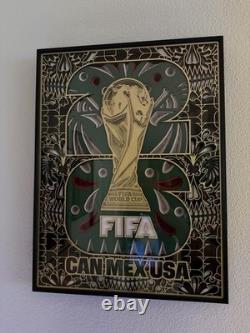 FIFA Wall Art Mexico Edition No 82/100. Very Rare Excellent Condition