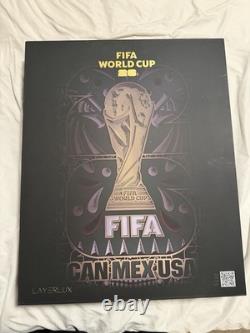 FIFA Wall Art Mexico Edition No 82/100. Very Rare Excellent Condition