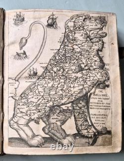 Famiano Strada De Bello Belgico Decades duae II, 1651 Very rare'Atlas' edition