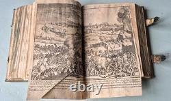 Famiano Strada De Bello Belgico Decades duae II, 1651 Very rare'Atlas' edition
