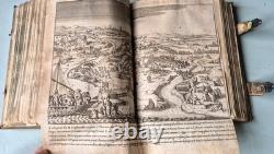 Famiano Strada De Bello Belgico Decades duae II, 1651 Very rare'Atlas' edition