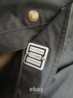 Fantastic Belstaff Wax Jacket Uk 42 Very Rare Ltd Edition Royal Enfield