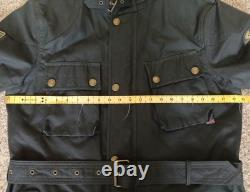 Fantastic Belstaff Wax Jacket Uk 42 Very Rare Ltd Edition Royal Enfield