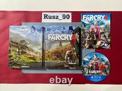 Far Cry 4 PS4 Steelbook Limited Edition ULTRA RARE IN VERY GOOD COND