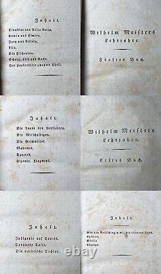 Faust by Johann von Goethe FIRST EDITION 1808 with The Works 1806-1810 VERY RARE