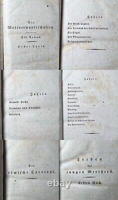 Faust by Johann von Goethe FIRST EDITION 1808 with The Works 1806-1810 VERY RARE