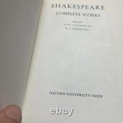First Edition Oxford Large Print, Shakespeare Complete Works, 1980, Very Rare