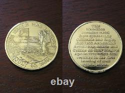 Flown Apollo 11 medal, GOLD VIP EDITION, MFA, VERY RARE