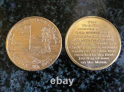 Flown Apollo 11 medal, GOLD VIP EDITION, MFA, VERY RARE