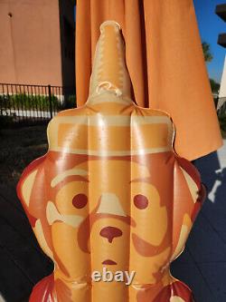 Fnnch Honey Bear Inflatable Pool Float Very Rare 5 ft tall Limited Edition