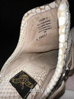 Freebird LIMITED EDITION VERY RARE! Steve Train Open Heeled Snake Skin Clog