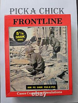 Frontline IBM PC CD ROM UK English Strategy Wargame very rare 5 1/4 version