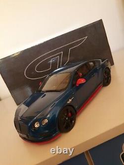 GT Spirit 1/18 Bentley Continental Black Edition Great Condition Very Rare