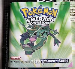 Gameboy Advance POKEMON Emerald version Boxed in box Uk Complete Very Good RARE