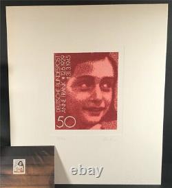 Germany Borek Art-edition 1979 Anne Frank Ltd. Edition Only 500! Very Rare