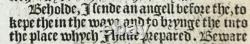 Great Bible Leaf 1539 1st Edition Exodus 2320, Very Rare