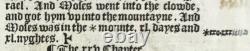 Great Bible Leaf 1539 1st Edition Exodus 2320, Very Rare