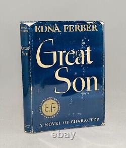 Great Son-Edna Ferber-SIGNED! -First/1st Edition/Early Printing-Org DJ-VERY RARE