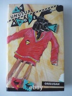 Greg Egan An Unusual Angle HB DJ 1983 1st Edition Very Rare Book
