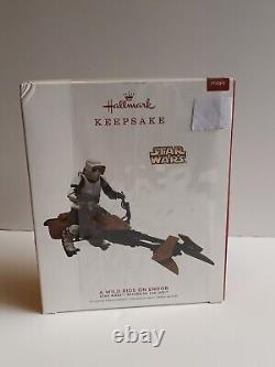 Hallmark Keepsake 2019 Star Wars A Wild Ride On Endor Magic Edition Very Rare