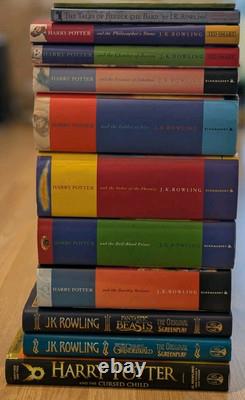 Harry Potter Very Rare High Quality First Edition Complete Collection JK Rowling