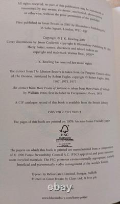 Harry Potter Very Rare High Quality First Edition Complete Collection JK Rowling