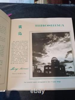 Hiroshima memorial photo book ww2 1st edition, very rare in this condition