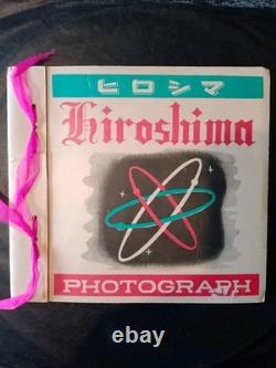 Hiroshima memorial photo book ww2 1st edition, very rare in this condition