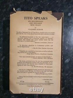 Hitler's Table Talk Very Rare 1953 1st edition Unclipped DJ. Good Condition