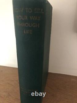 How to sell your way through life by Napoleon Hill Very rare 1946 UK edition