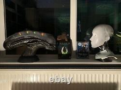 IRobot and Alien DVD Set Realistic Busts. Very Rare Limited Edition Heads