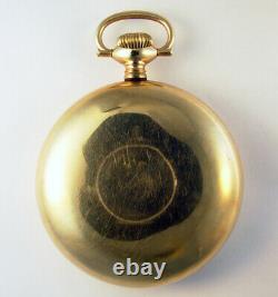 Illinois Bunn Special 24 Jewel 18s Very Rare Flag Variant Pocket Watch