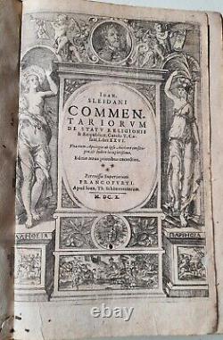 Important collection of 5 very rare books, 16th till 18th century, Europe