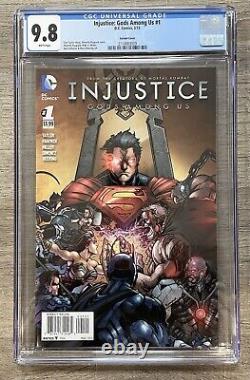 Injustice Gods Among Us #1 CGC 9.8 Raapack 125 Variant, Very Rare, NM/MT, DC