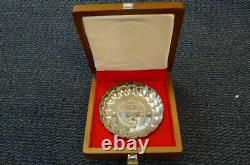 Isle Of Man Tynwald 1979 Solid Silver Dish, Very Rare Edition Of 100 (a0)