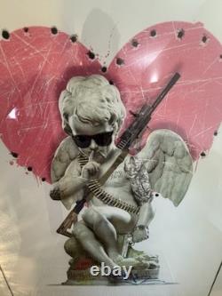 JJ Adams Love Gun / Cupid Framed Ltd Edition Print with COA very rare