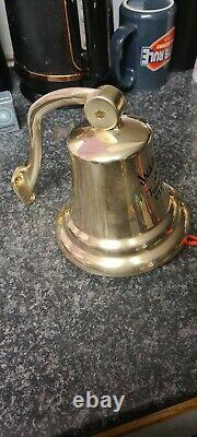 Jack Daniels Tennessee Fire Brass Pub Last Orders Bell Limited Edition Very Rare