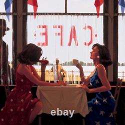 Jack Vettriano Cafe Days Very Rare Framed Artist Signed Limited Edition